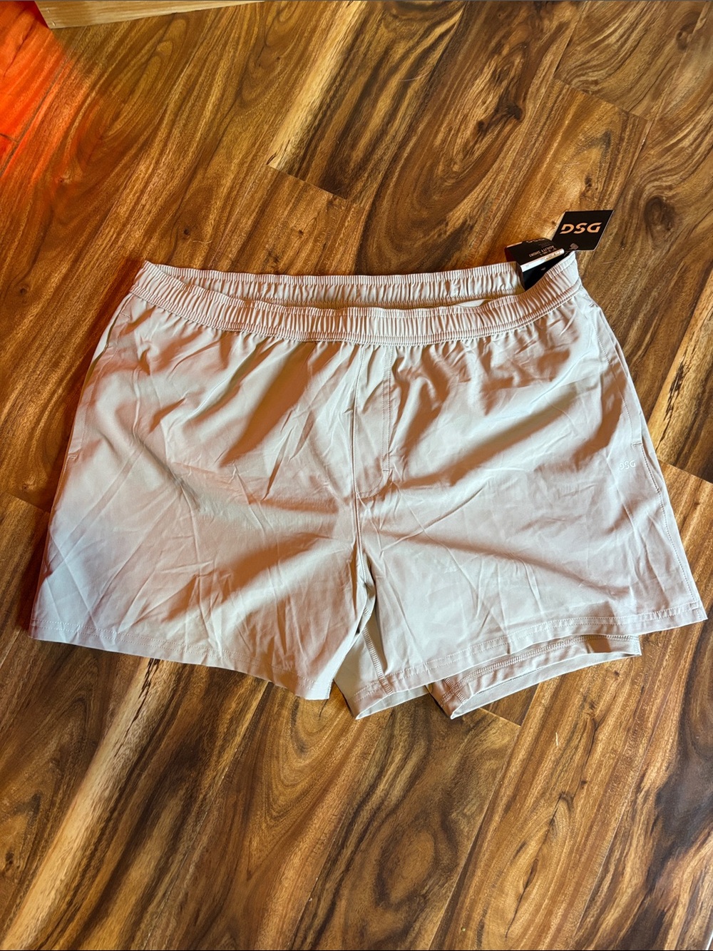 DSG Men’s Pale Gray Lightweight Athletic Shorts